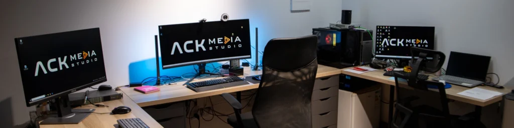 Estudio audiovisual para la creación de contenido para redes sociales deACK Media