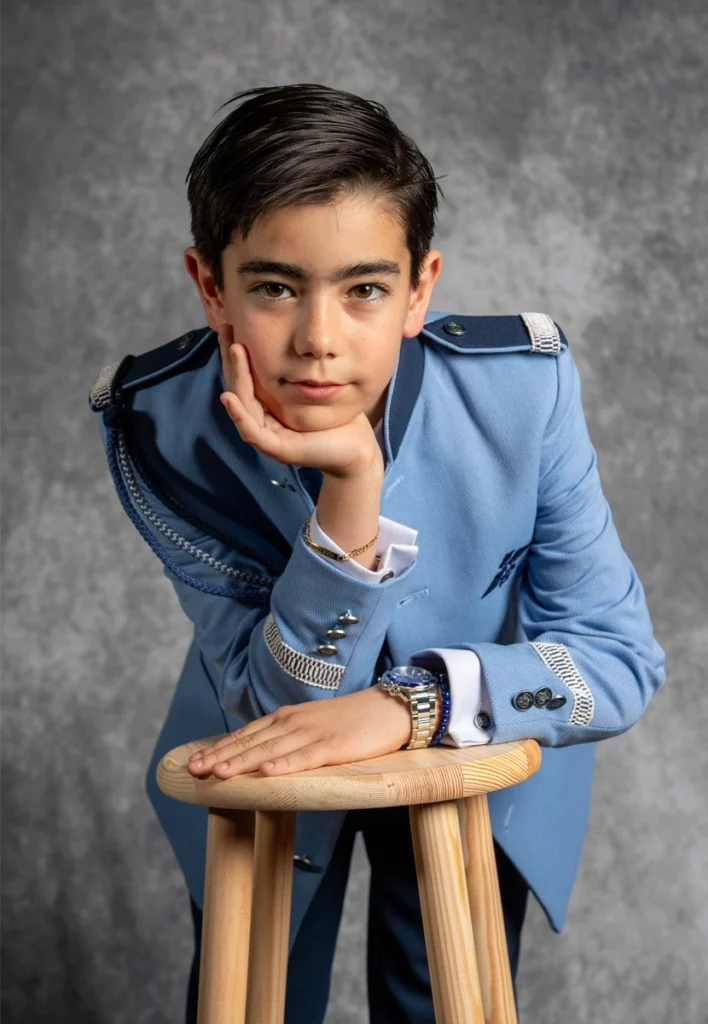 Retrato profesional en estudio